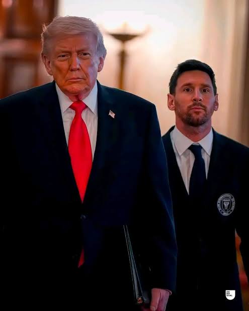 مسی و ترامپ 