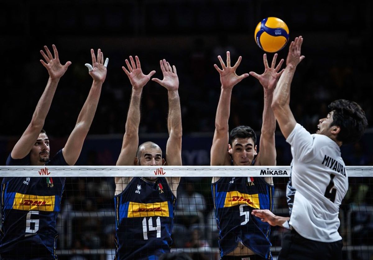 لیگ ملت‌های والیبال| صدرنشینی ایتالیا در پایان هفته نخست
