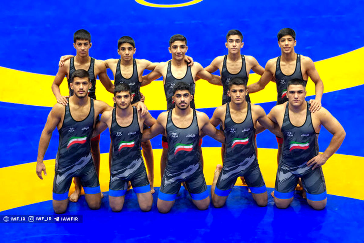 کشتی آزاد نوجوانان ایران نایب قهرمان جهان شد

