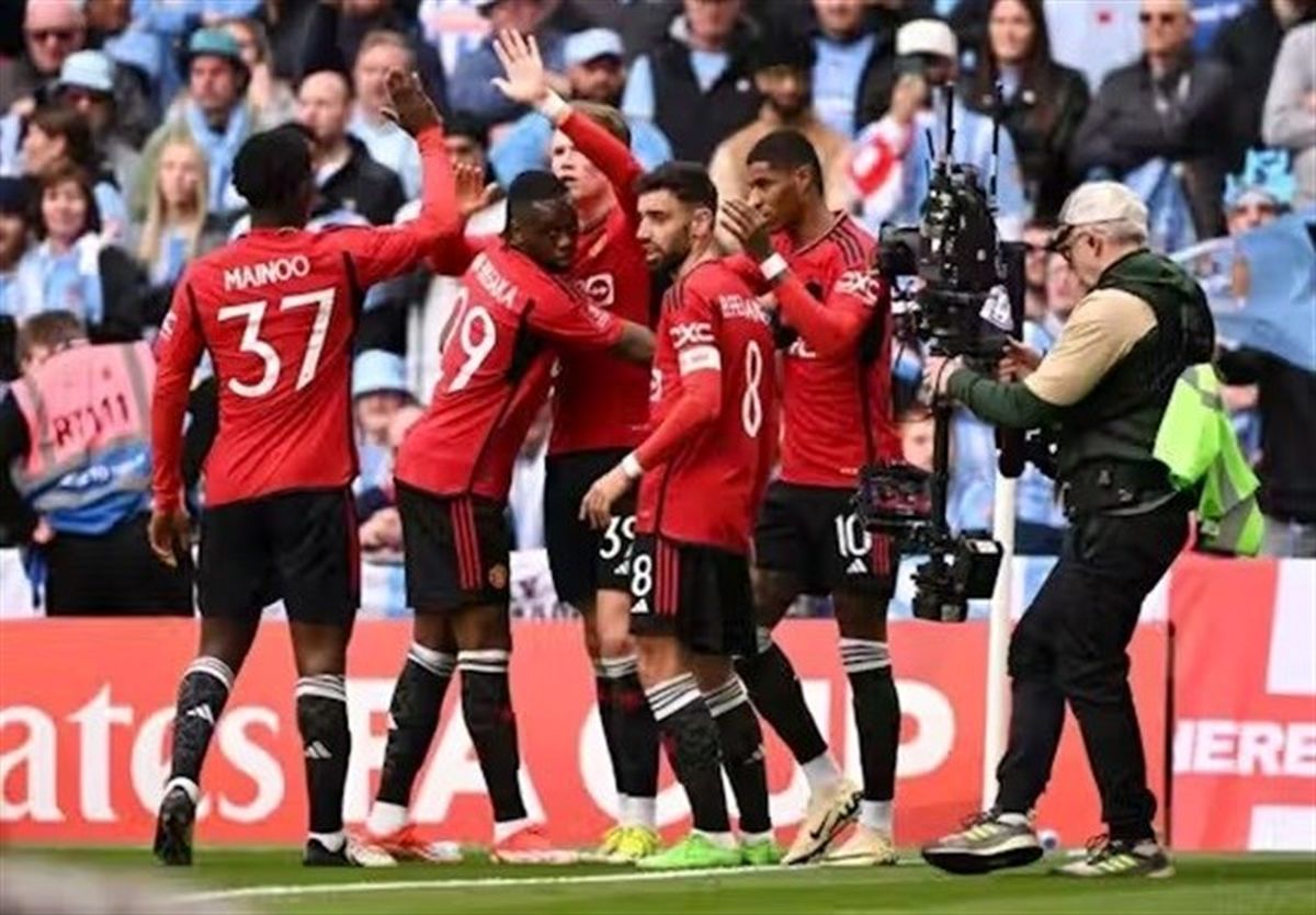 منچستریونایتد حریف من‌سیتی در فینال جام حذفی انگلیس شد
