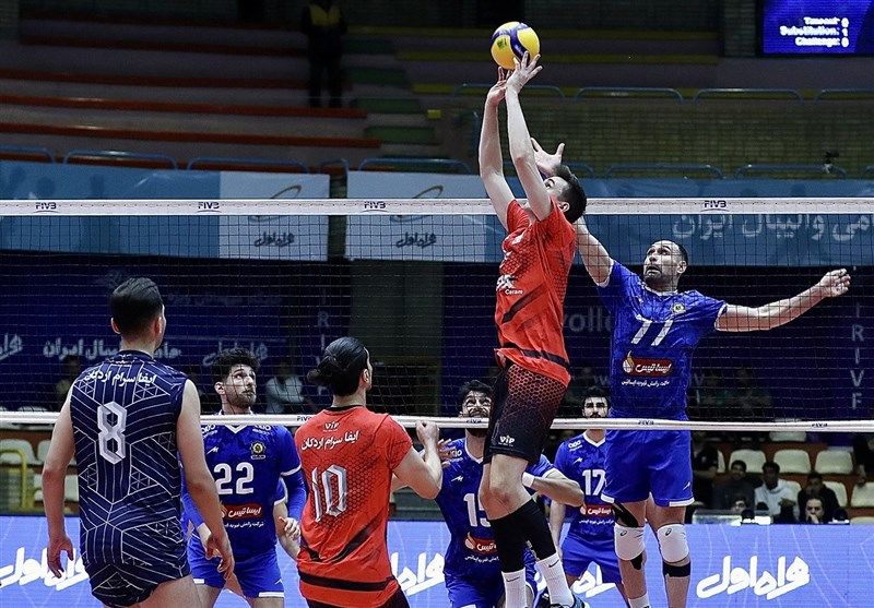 پلی‌آف لیگ برتر والیبال| شهداب راهی نیمه نهایی شد