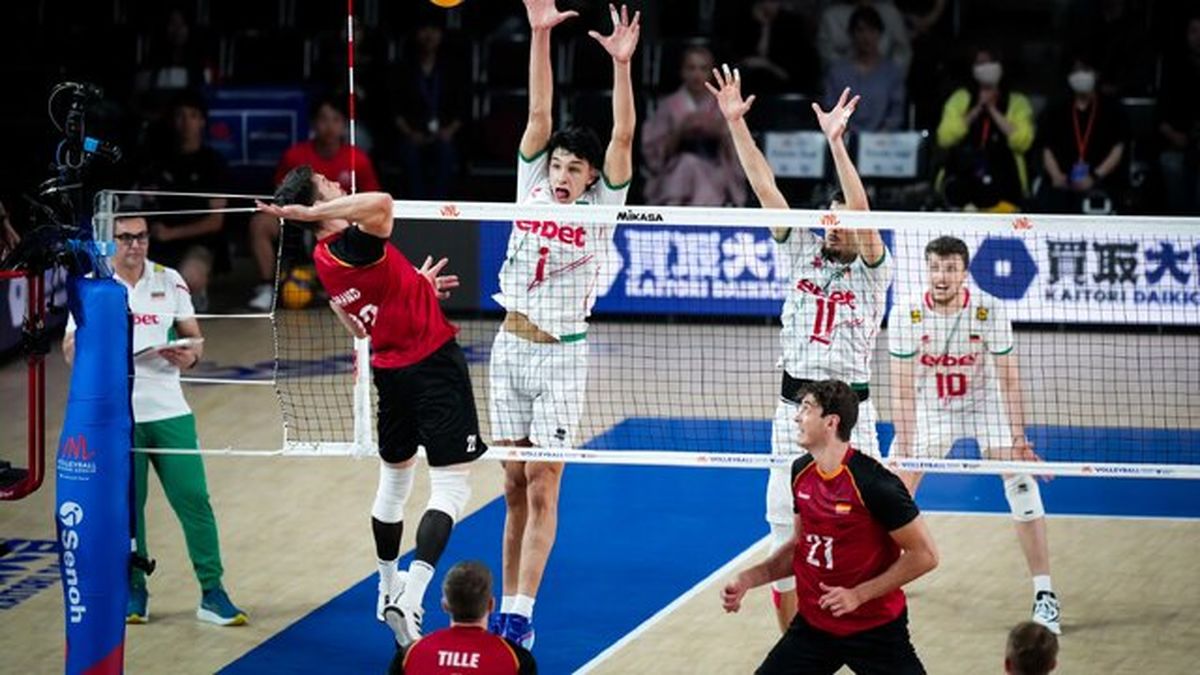 تیم ملی والیبال آلمان بلغارستان را شکست داد
