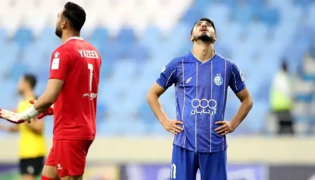 استقلال 0 - الحسین 1/ سکته آبی ها با شلیک 30 متری ابوجلبوش
