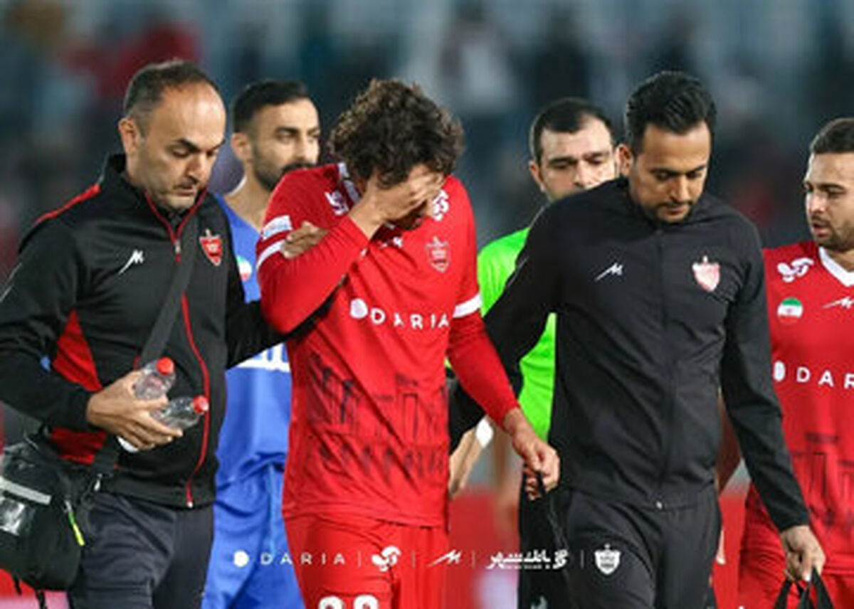 ستاره پرسپولیس راهی بیمارستان شد