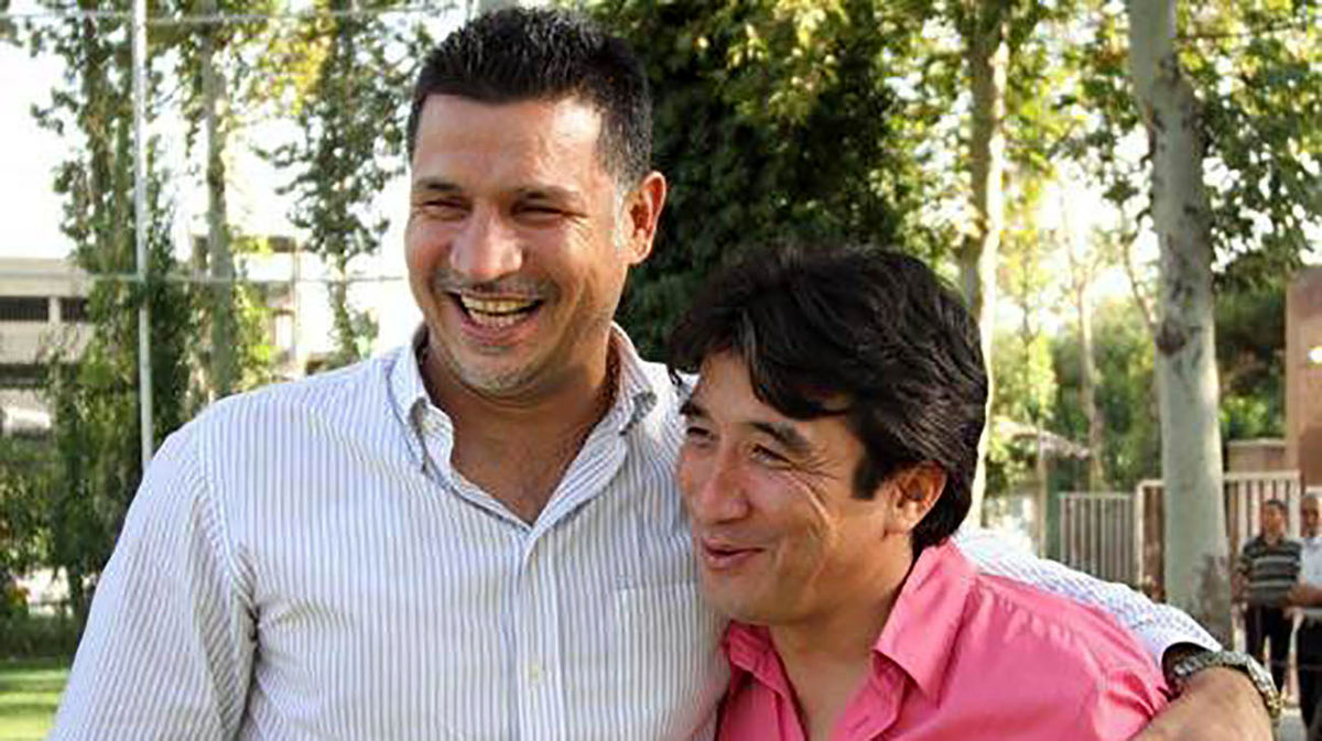 تصویری از علی دایی و خداداد عزیزی به فاصله ۲۸ سال
