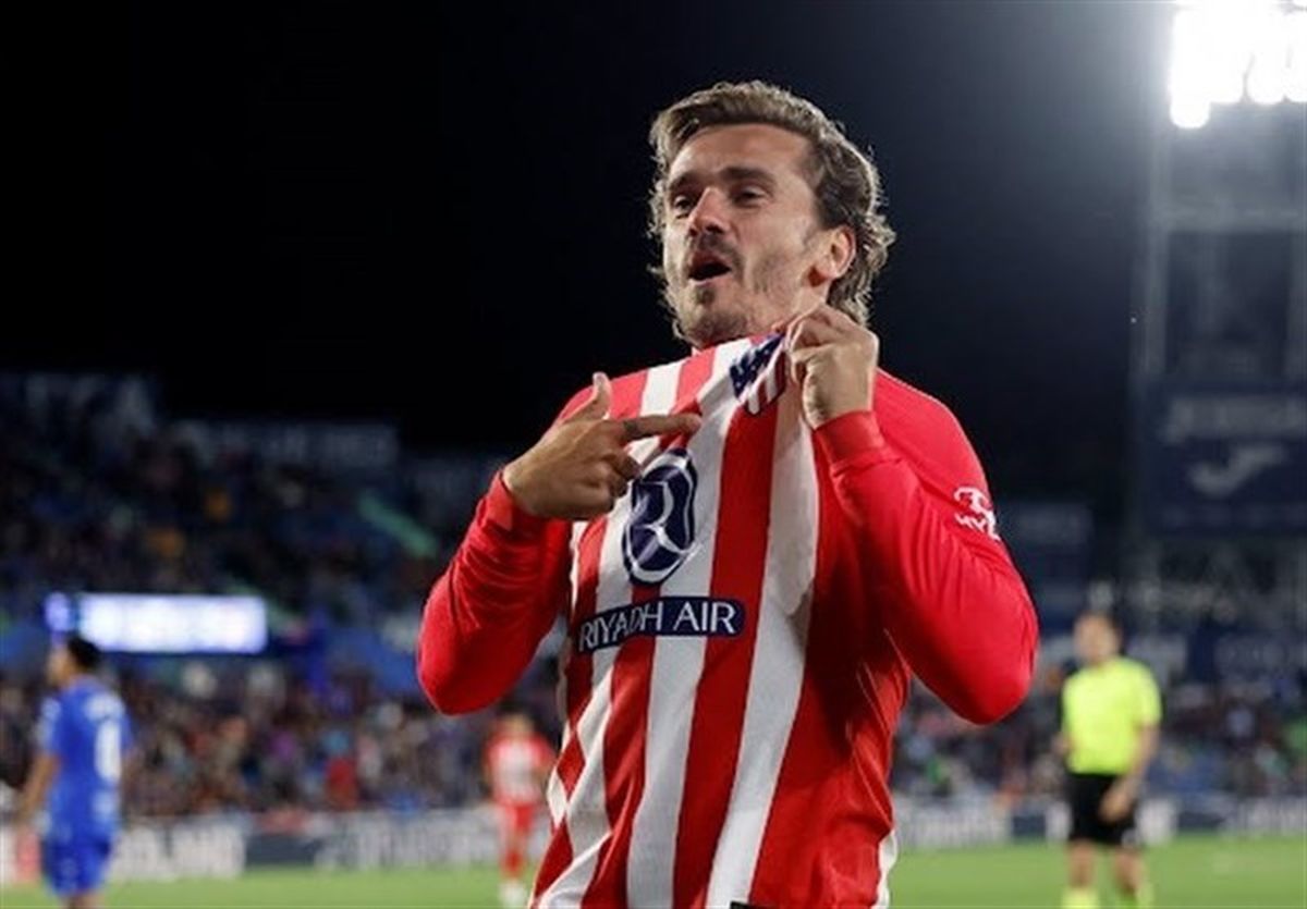 هت‌‌تریک گریزمان، اتلتیکومادرید را به لیگ قهرمانان رساند
