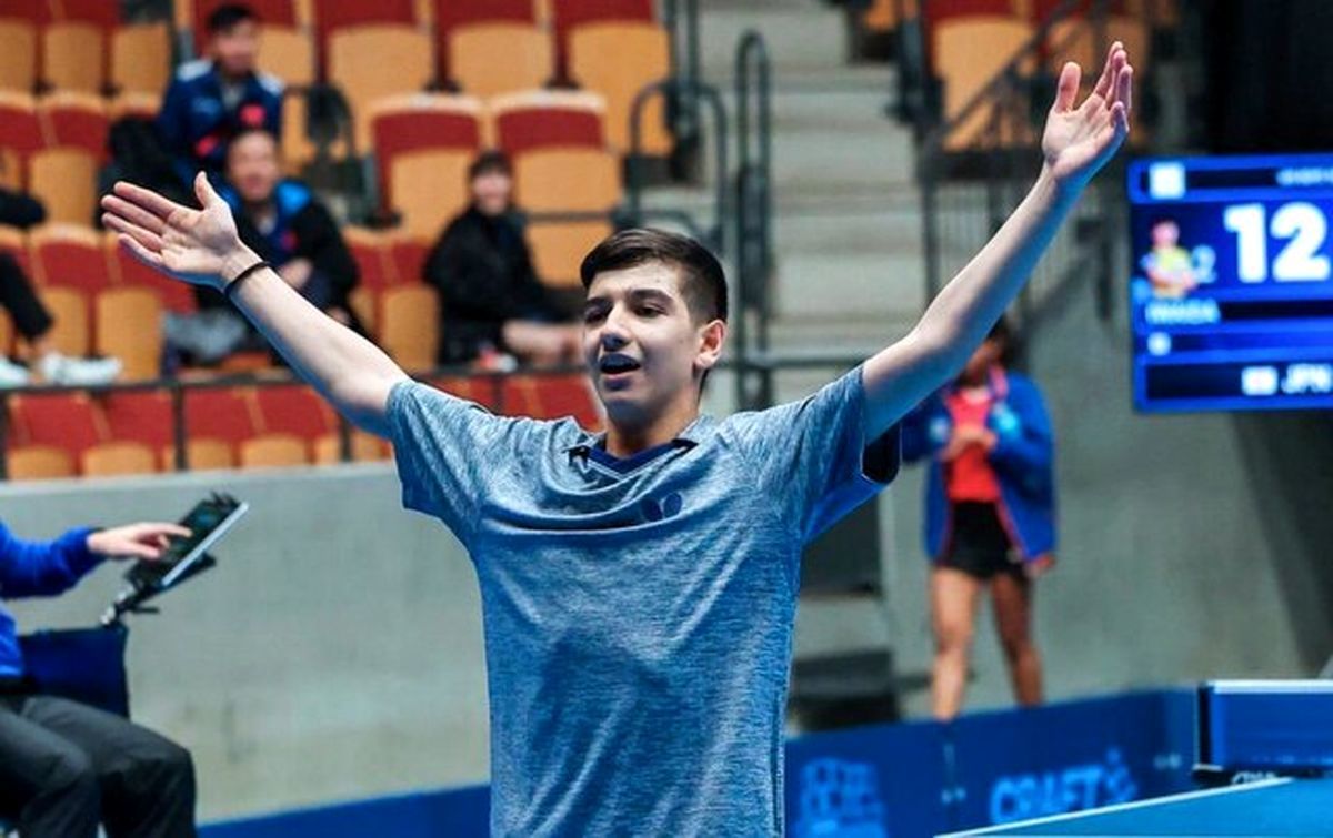 واکنش نابغه تنیس روی میز ایران به تاریخ‌سازی در قهرمانی جهان
