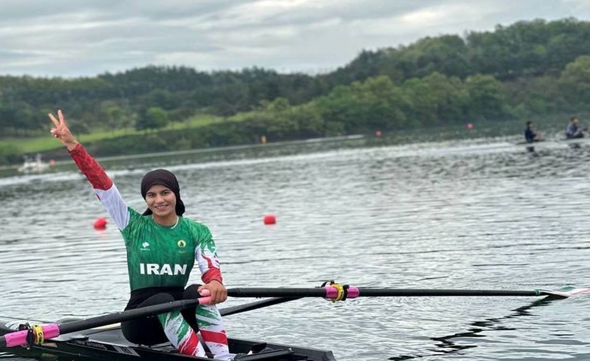 فاطمه مجلل در قایقرانی المپیک ۲۰۲۴ چهارم شد

