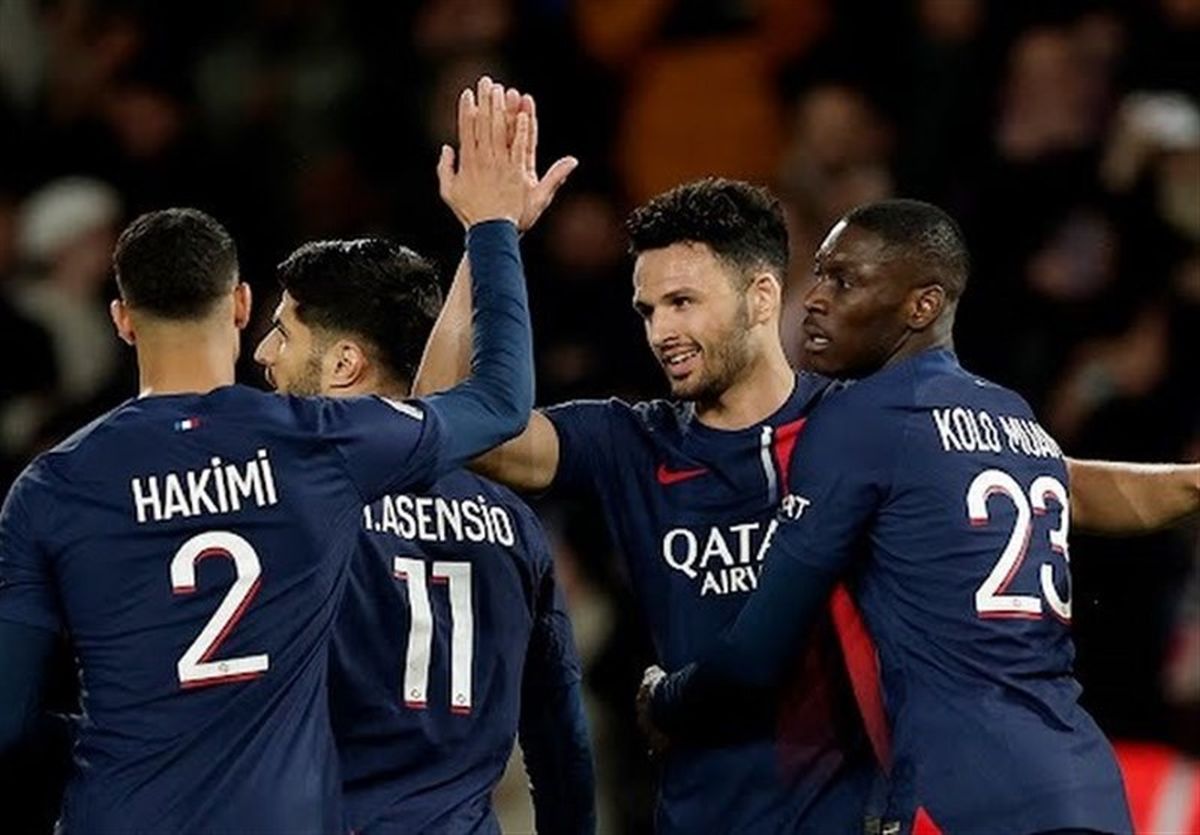 پاری‌سن‌ژرمن، لیون را در هم کوبید
