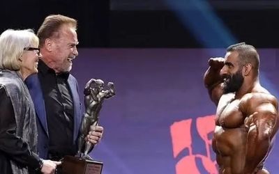 ببینید/ فیگورهای هادی چوپان در مسابقات آرنولد کلاسیک ۲۰۲۶ در اوهایو آمریکا/ گرگ ایرانی سوم شد