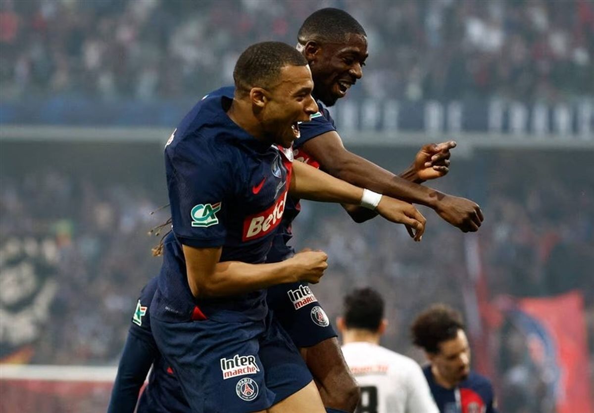 پاری‌سن‌ژرمن با فتح جام حذفی، امباپه را بدرقه کرد
