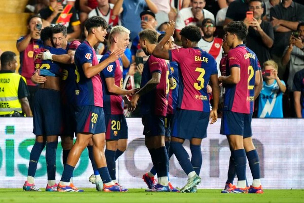 بازگشت رویایی بارسلونا با گل ستاره تازه‌وارد
