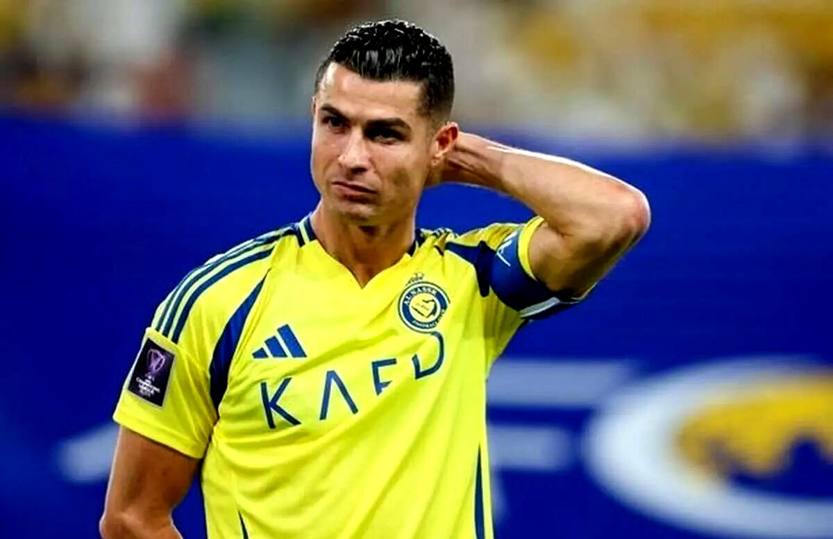 اقدام جالب هواداران النصر در حمایت از کریستیانو رونالدو / عکس
