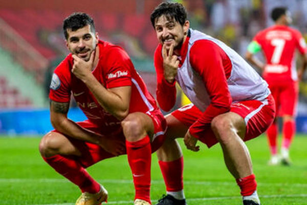 آزمون و عزت‌اللهی در امارات به مدرسه ایرانی سلمان فارسی رفتند/ تصاویر 