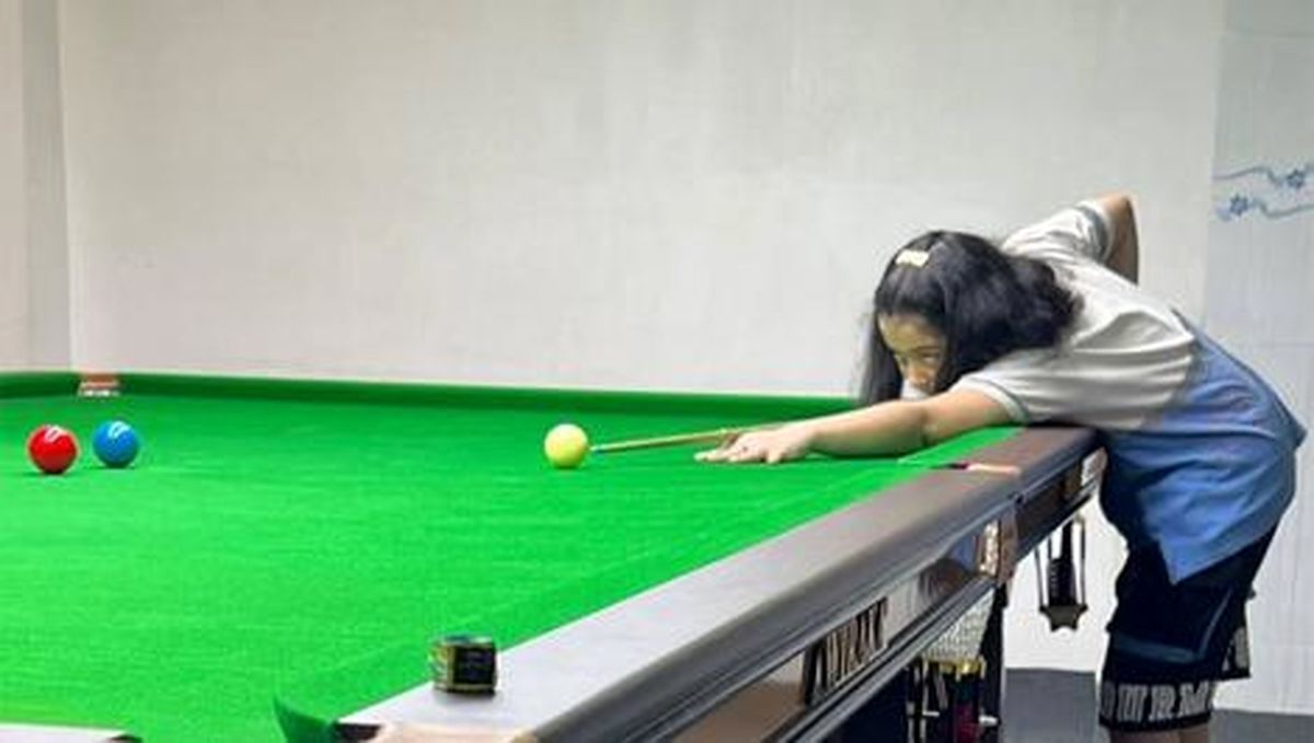 دختر ۸ ساله مازندرانی، نابغه جدید اسنوکر جهان