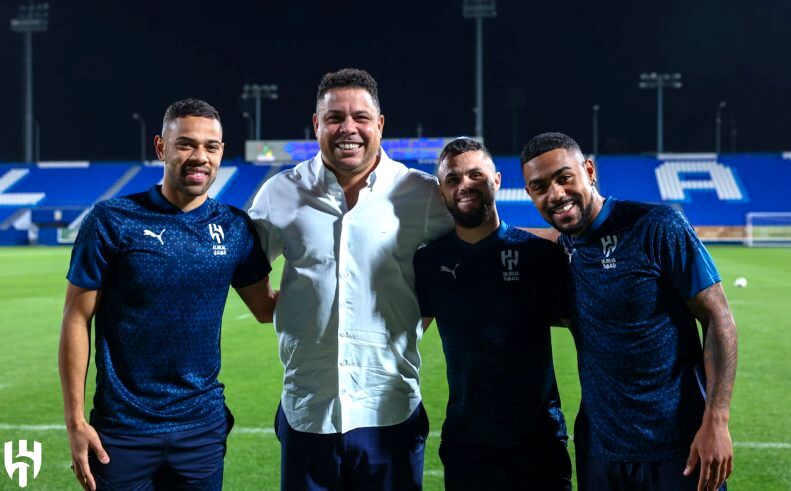 حضور غیرمنتظره رونالدو در تمرین الهلال