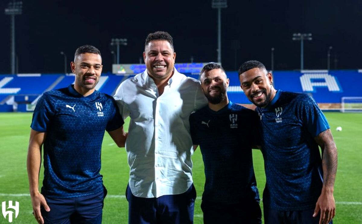 حضور غیرمنتظره رونالدو در تمرین الهلال