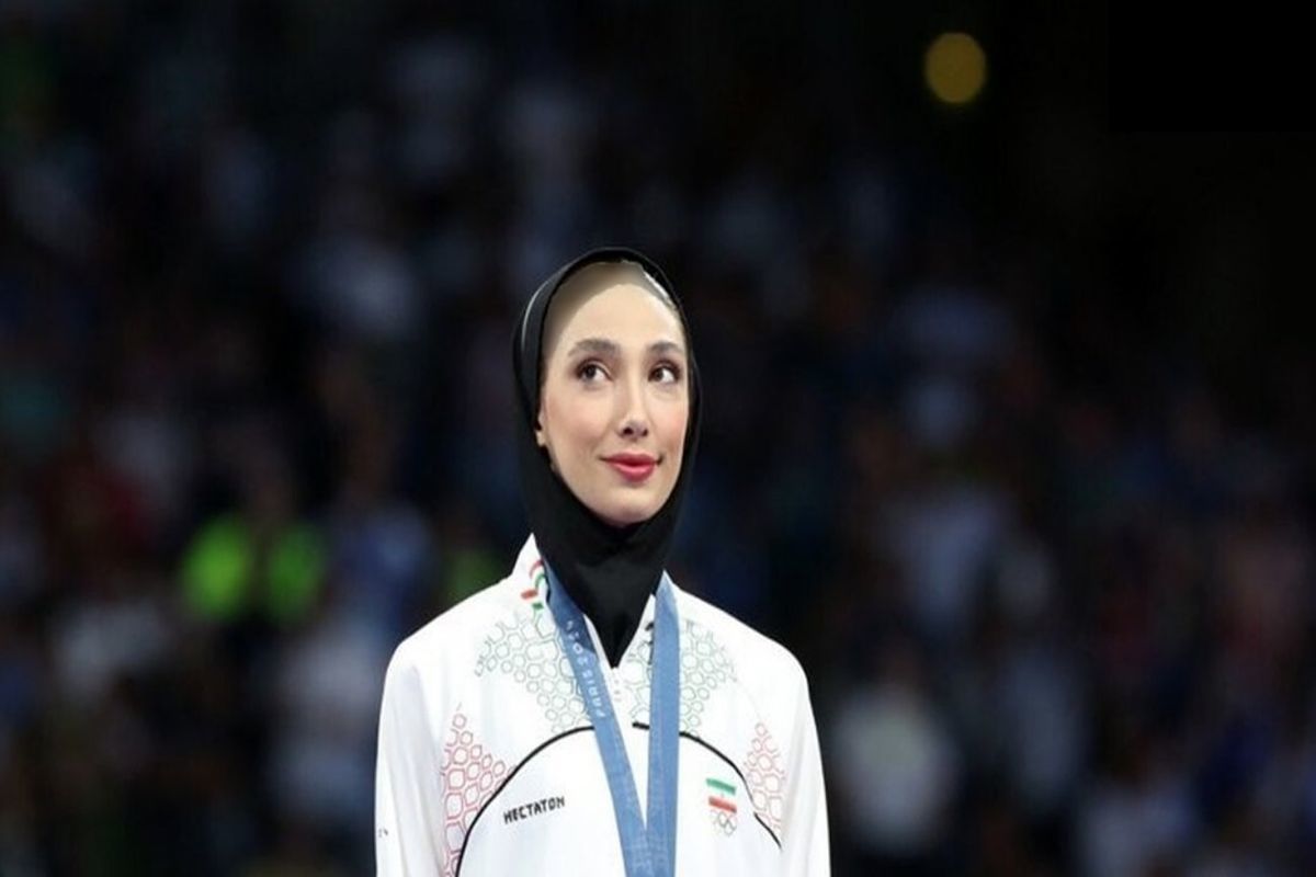 عکسی از مادر جوان مبینا نعمت زاده مدال آور المپیک
