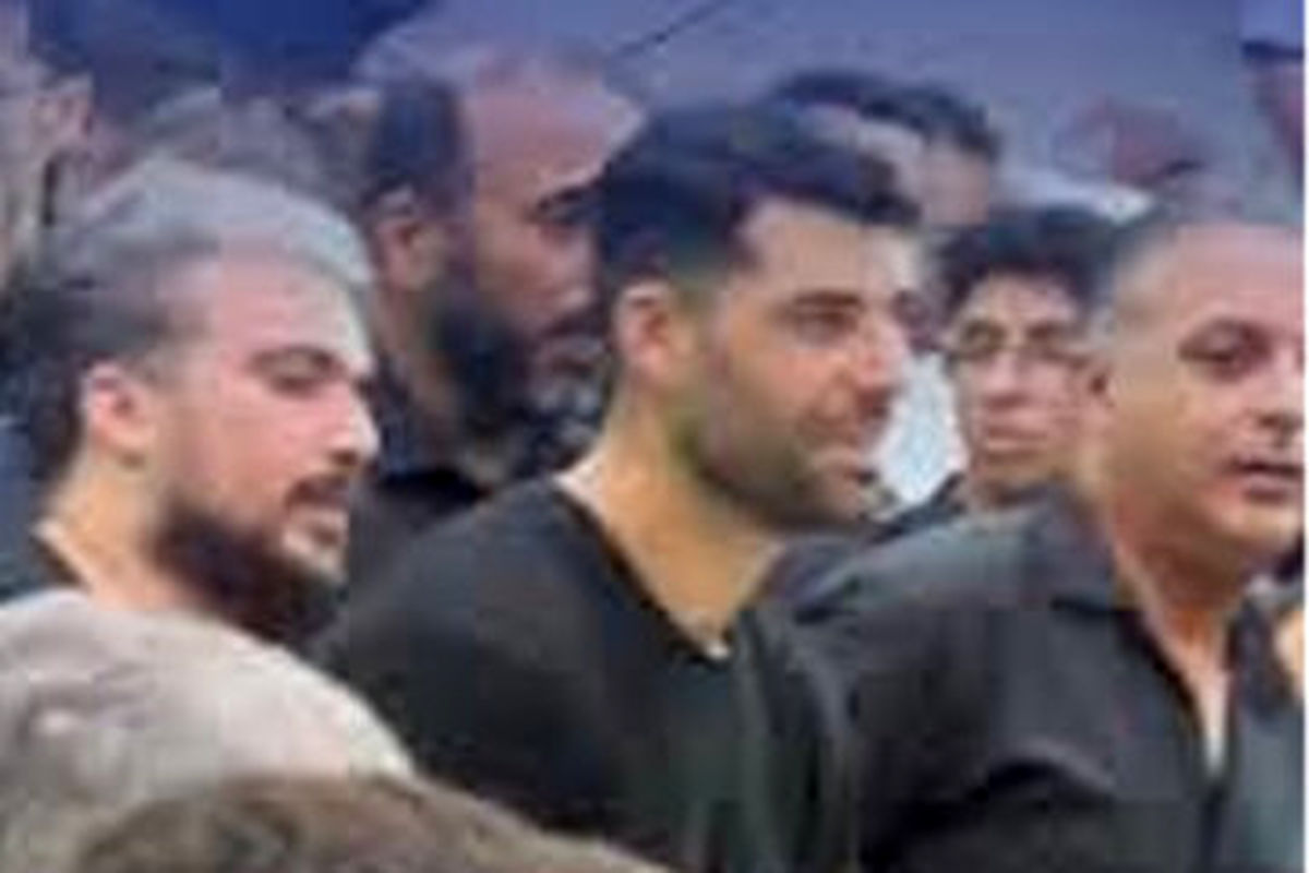 عزاداری مهدی طارمی در مراسم سینه‌زنی بوشهری‌ها