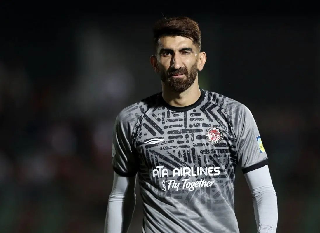 قاب دو نفره بیرانوند و همسرش 