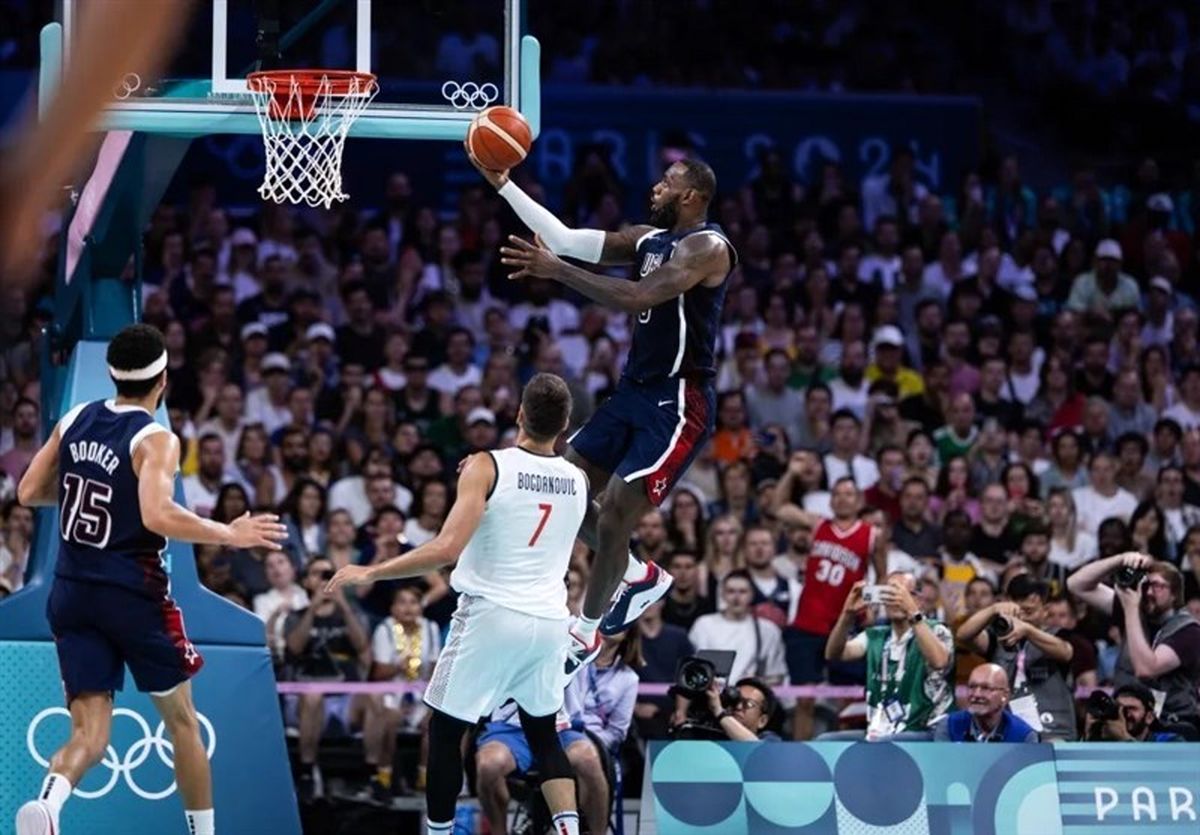 المپیک ۲۰۲۴| آمریکا با زحمت به فینال بسکتبال رسید