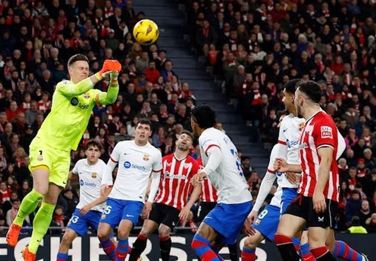 تساوی، تنها دستاورد بارسلونا از مأموریت انتقام از بیلبائو
