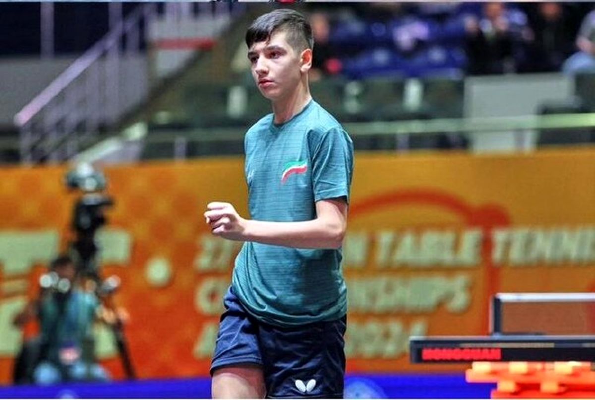 شکست میلیمتری بنیامین فرجی مقابل نفر سوم پینگ‌پنگ جهان
