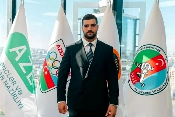 کشتی گیر ایرانی رسما ملی پوش جمهوری آذربایجان شد/ پیام اینستاگرامی امیررضا معصومی/ عکس