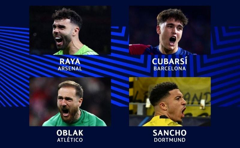 لیگ قهرمانان اروپا | رقابت ۴ بازیکن بر سر کسب عنوان بهترین بازیکن هفته
