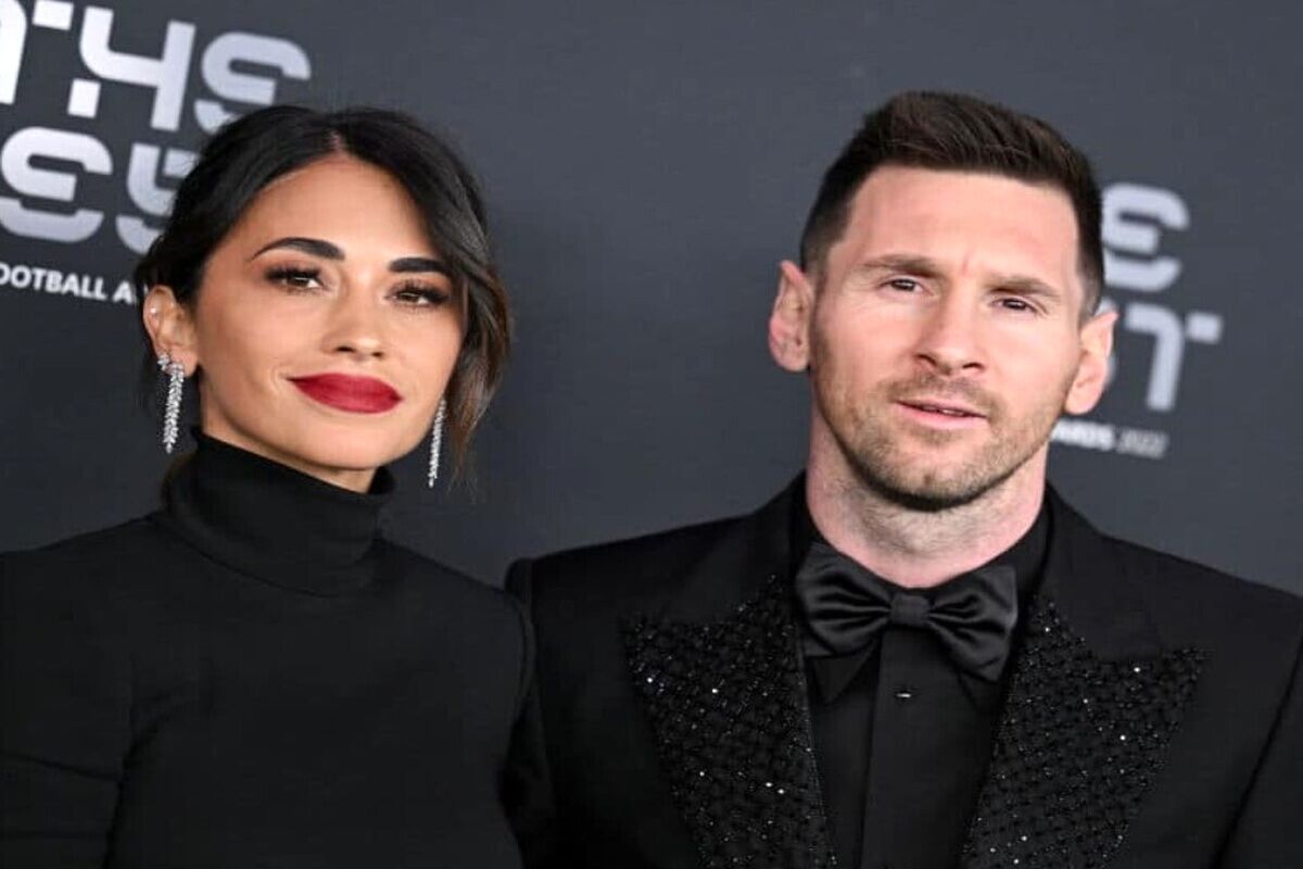 تصویری از لباس شیک آنتونلا، همسر لیونل مسی