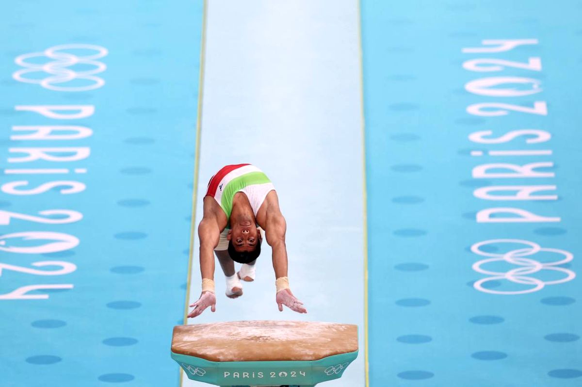 پایان دو پرش مهدی الفتی در پاریس/ تصاویر