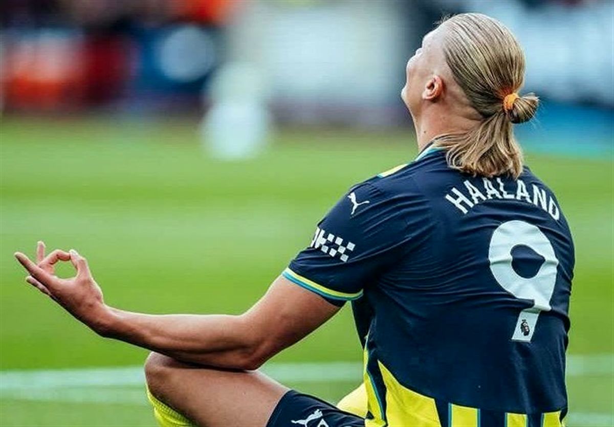  هت‌تریک هالند در شب پیروزی خارج از خانه منچسترسیتی 