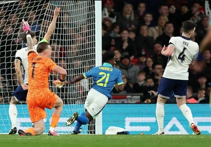 انگلیس در خانه به برزیل باخت