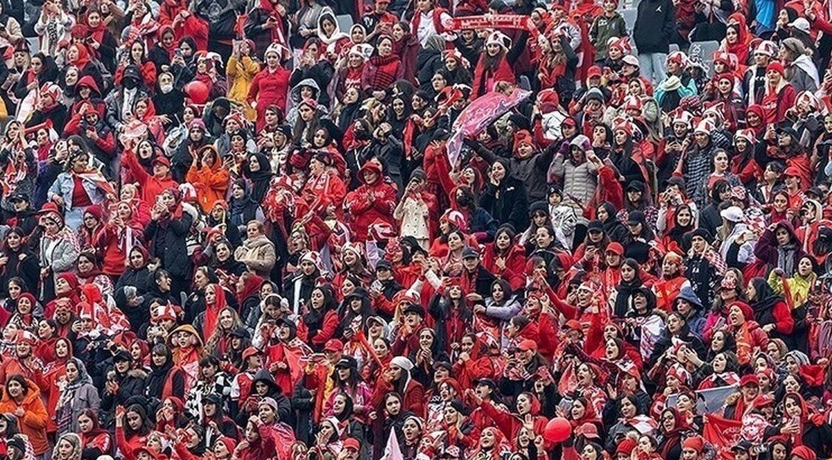 دختران پرسپولیسی شاهد پیروزی ۳ گله تیم‌شان/ عکس