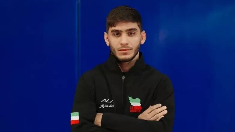 ببینید/ جرکنی، اولین فینالیست کشتی ایران در قرقیزستان