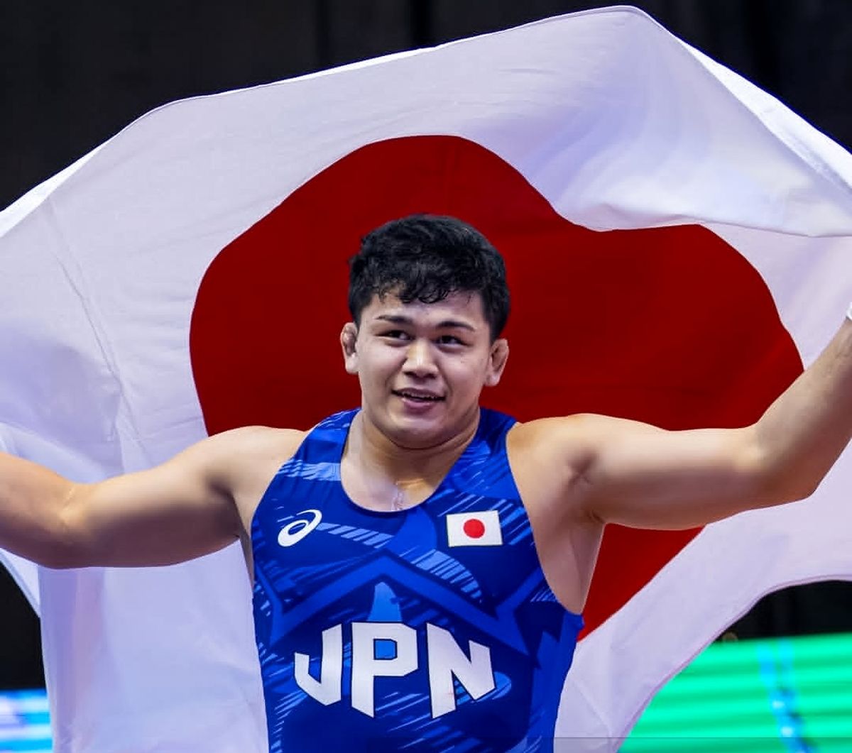 آرش ایرانی از ژاپن بهترین کشتی‌گیر جهان شد