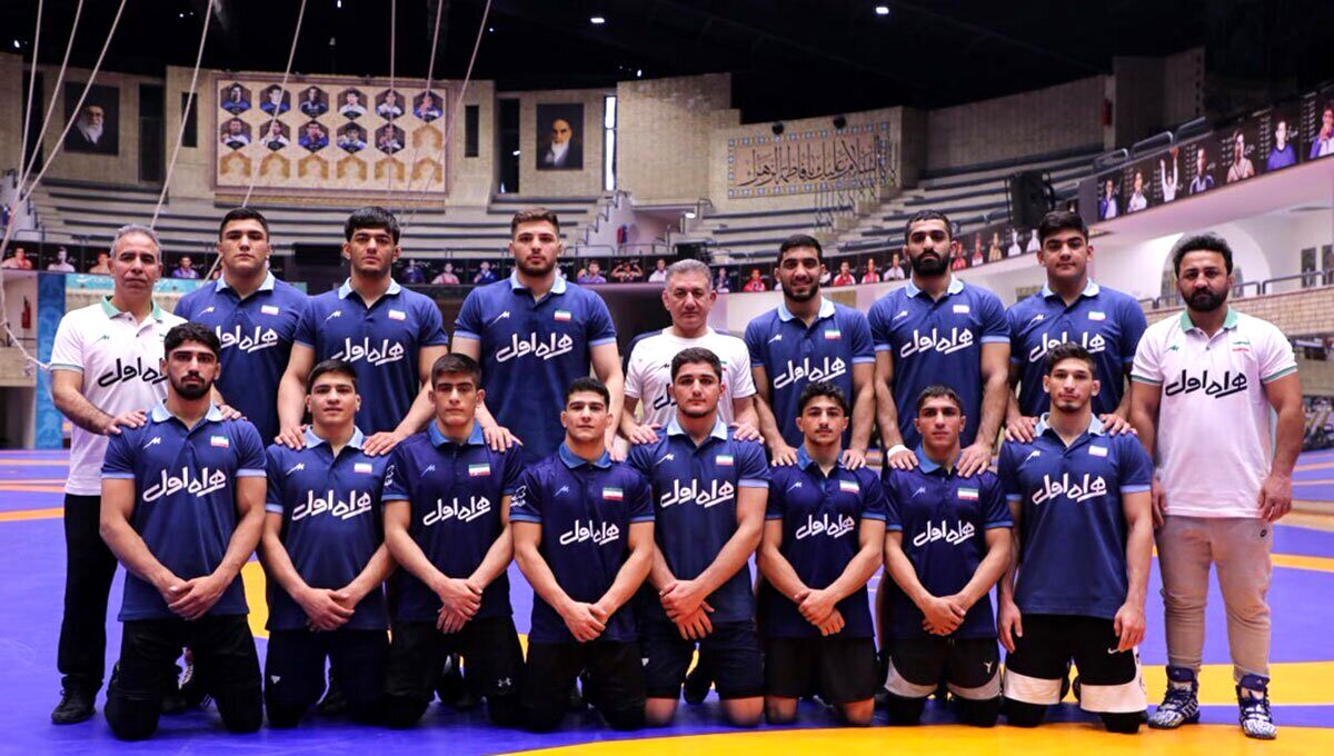 قهرمانی تیم کشتی آزاد جوانان ایران در ترکیه