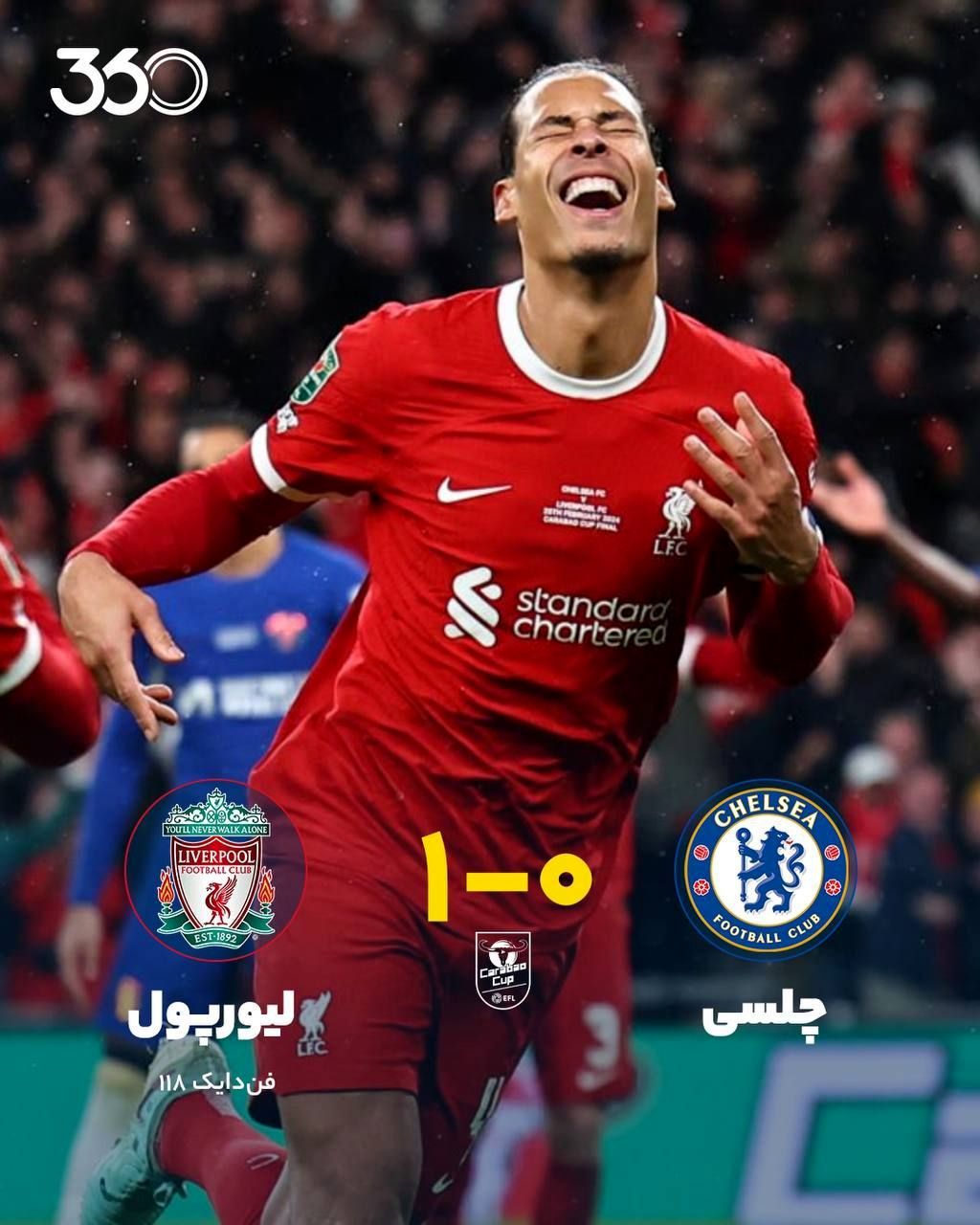 لیورپول فاتح جام اتحادیه انگلیس شد
