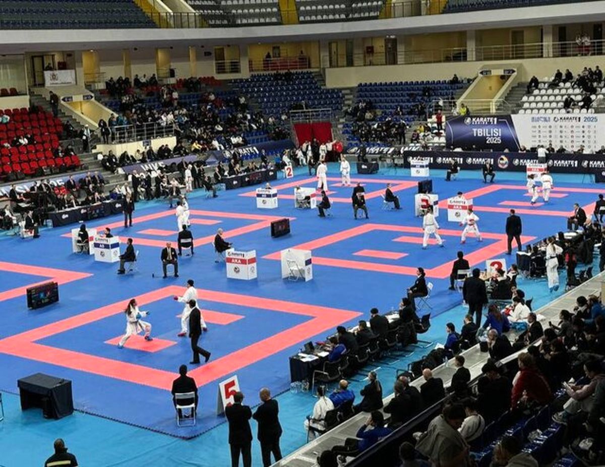 قهرمانی کاراته ایران در لیگ جهانی گرجستان با ۶ طلا، یک‌نقره و ۵ برنز
