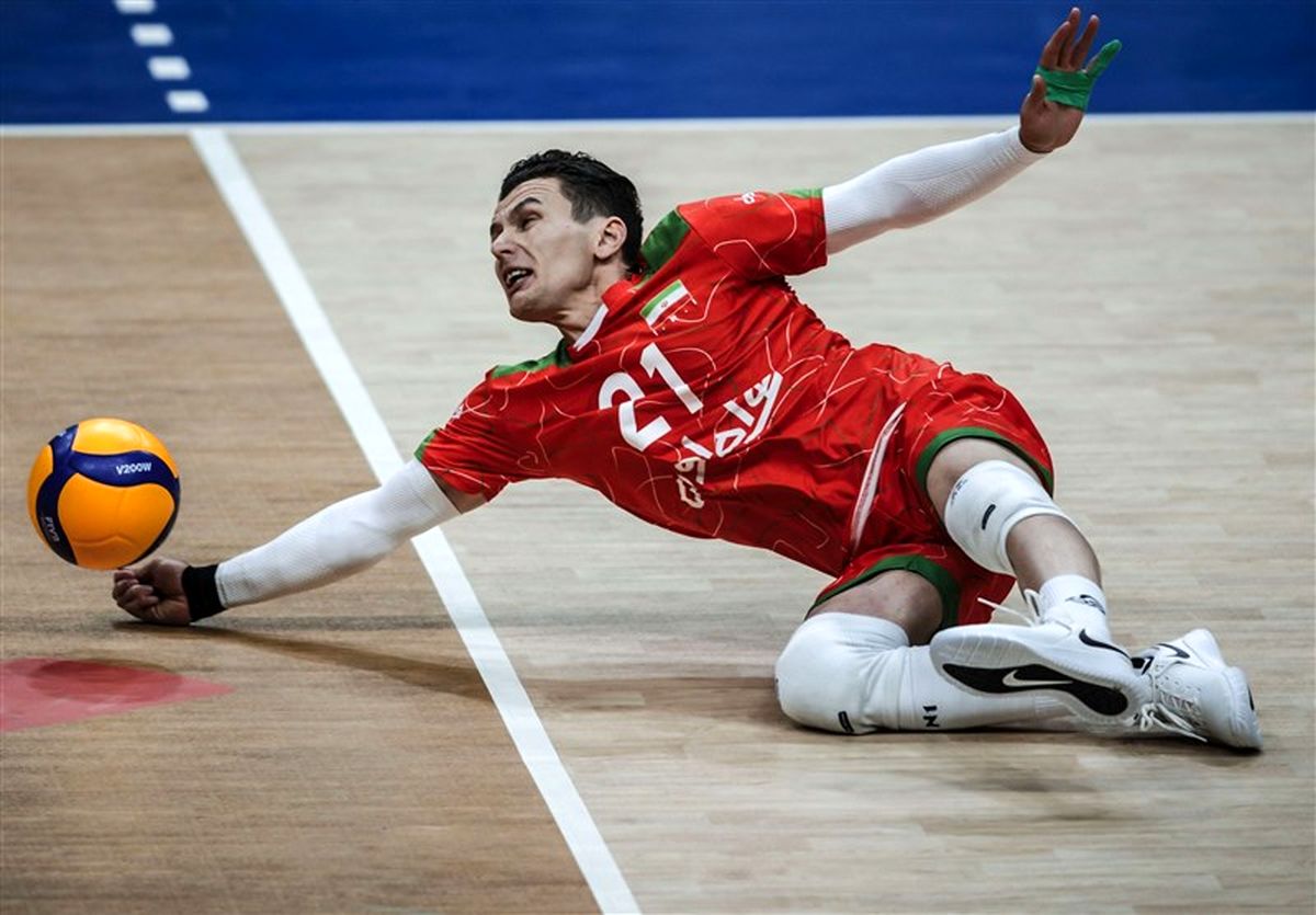  لیگ ملت‌های والیبال| صالحی برترین دریافت کننده سرویس 