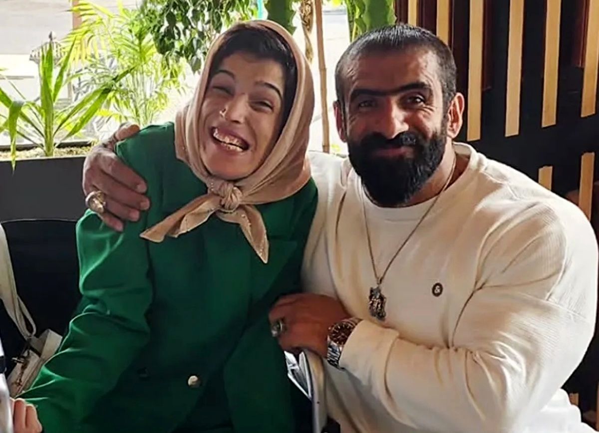 ببینید/ دیدار احساسی هادی چوپان و فاطمه حمامی