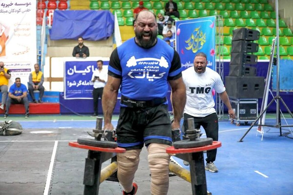رضا قیطاسی قویترین مرد ایران شد
