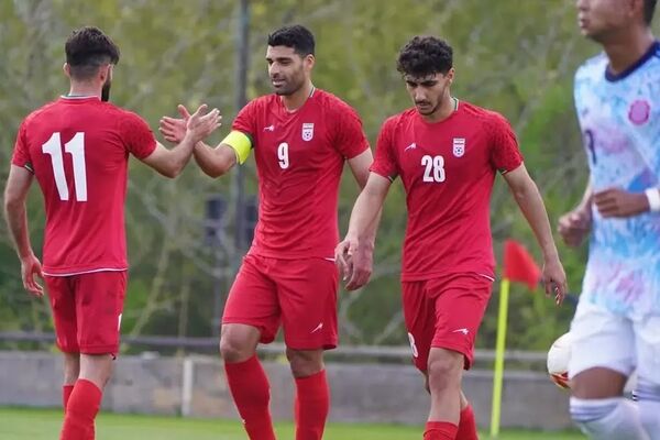 برد ۵ گله تیم ملی ایران مقابل کاستاریکا