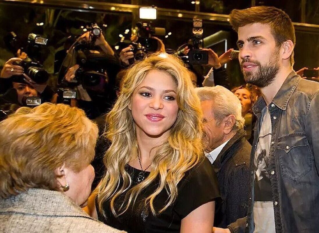 آشتی کنان پیکه و شکیرا/ عکس 