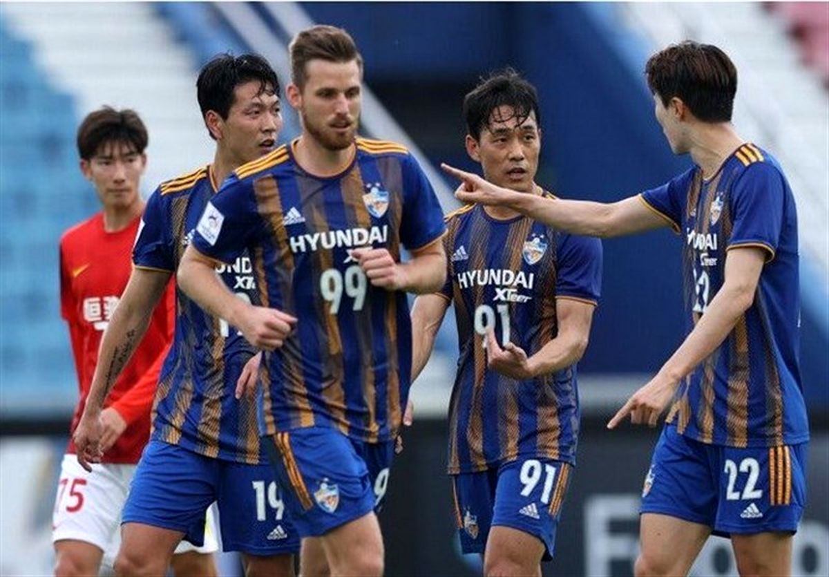 لیگ قهرمانان آسیا| پیروزی اولسان در فینال رفت منطقه شرق
