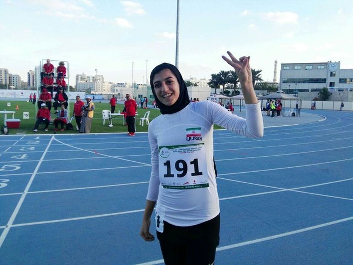 هاجر صفرزاده رکورد آسیا را شکست و طلایی شد
