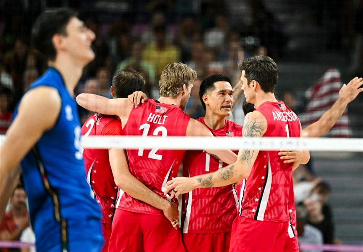  مدال برنز والیبال المپیک به آمریکا رسید 