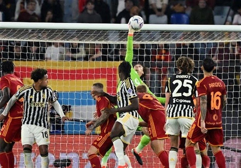 تساوی رم و یوونتوس در المپیکو با حضور ۲۸ دقیقه‌ای آزمون
