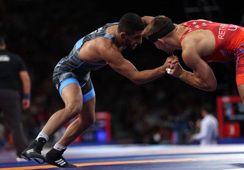 المپیک ۲۰۲۴|عبور مقتدرانه رحمان عموزاد از سد قهرمان آمریکایی 