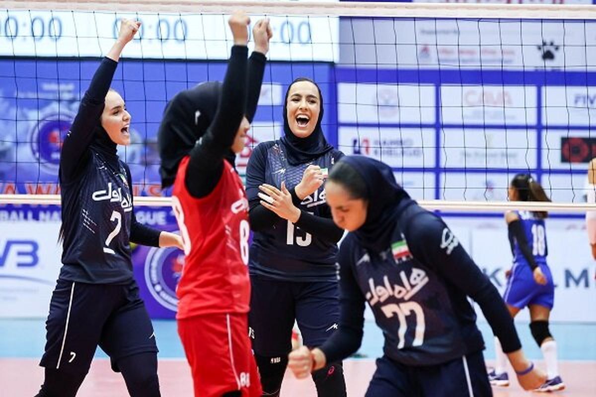 جدال والیبال زنان ایران با نپال در نیمه‌نهایی
